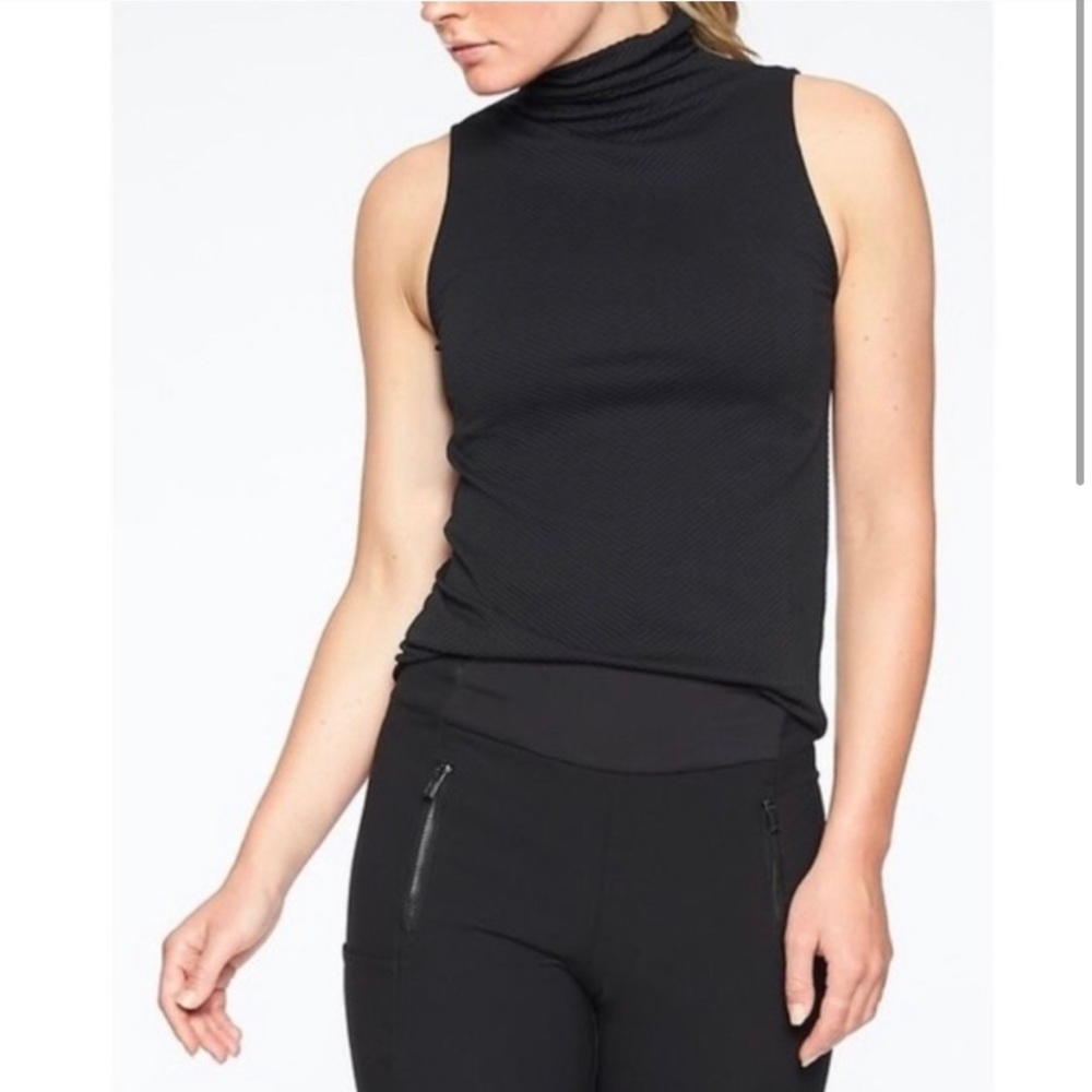 Athleta Mock Turtle Neck Tank Top